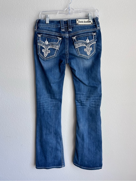 Rock Revival Denim - Rock Revival Women’s Arlene Blue Boot Cut Jeans Medium Wash Size 28